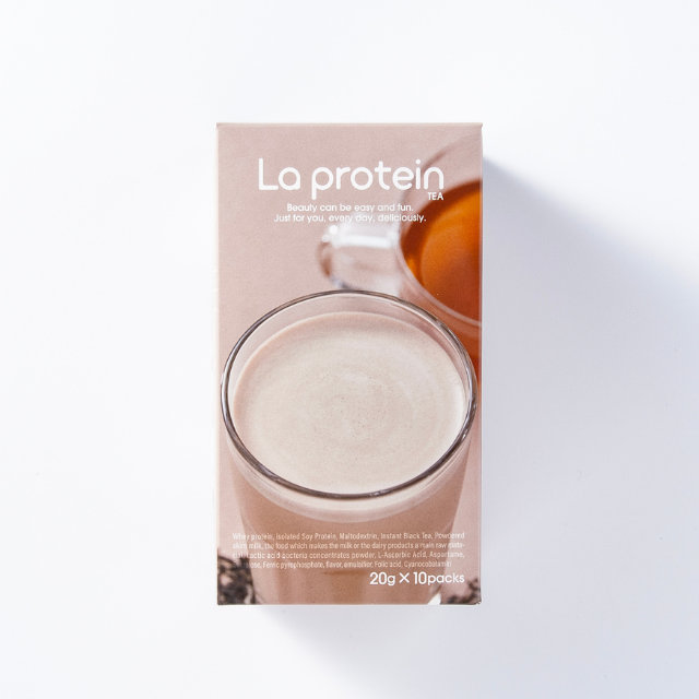【通常】ラ プロテイン(La protein )ミルクティー味 10包入りBOX 通常